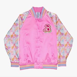 Loungefly Barbie™‎ 65th Anniversary Pink Unisex Collectors Rare Bomber Jacket